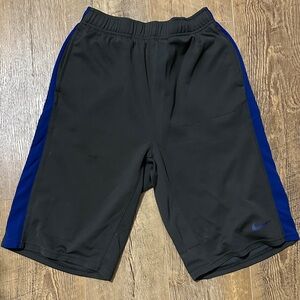 Nike Shorts with Blue Side Stripes